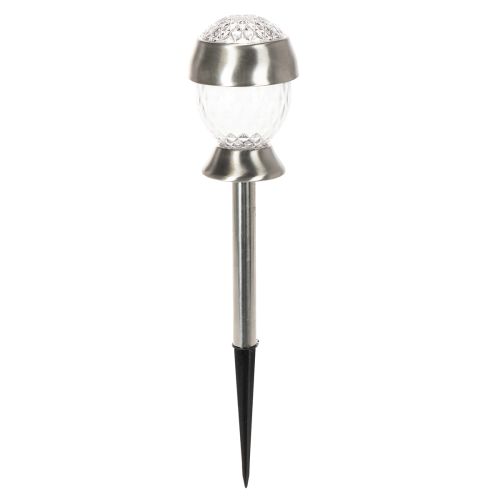 položky Solárne záhradné svetlá, guľové svetlá s hrotom do zeme, 36 cm, 4 kusy