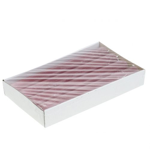 položky Kužeľové sviečky jednofarebné staroružové 34mm x 240mm 4 ks