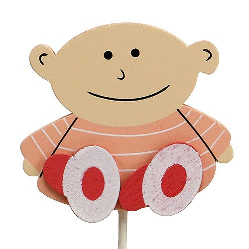 položky Zástrčka detská 5cm L25cm ružová 20 ks