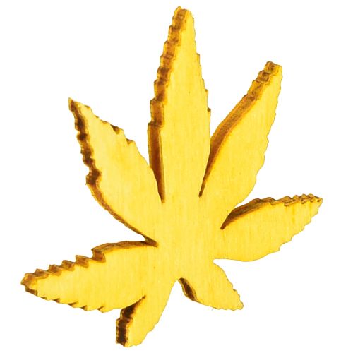 položky Bodová dekorácia listy žltá, hnedá, platina asort 4cm 72 ks