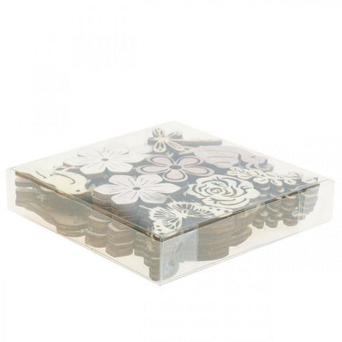 položky Bodová dekorácia kvety zvieratká mix letná dekorácia B3–4cm 72 ks