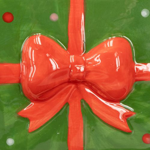 položky Keramická vianočná dekorácia v kvetináči s roztomilými nožičkami