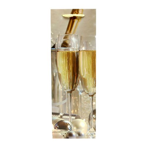 Floristik24 Vianočná taška na prenášanie 12cm x 35cm 1ks