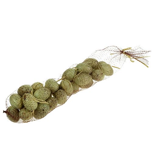 Floristik24 Prepeličie vajíčko v sieťke deco 6cm 27ks.