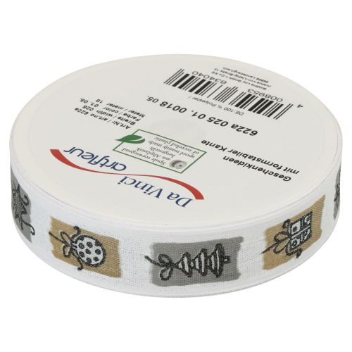 položky Vianočná stuha Sivá Stuha vianočná 25mm 18m