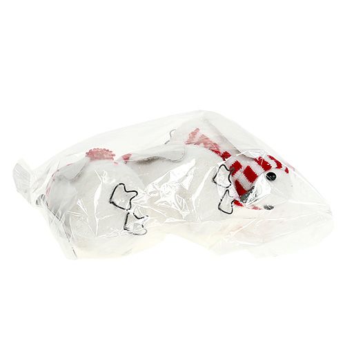 Floristik24 Vianočná dekorácia tučniak 11cm biely 3ks