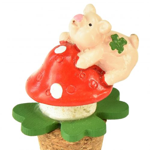 položky Zátky od vína, zátky zo šampanského, zátky na víno, symboly šťastia, 6,5 cm, 3 kusy