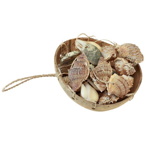 položky Námorná dekorácia zvonkohra s prírodným kokosom Ø12,5cm 48cm
