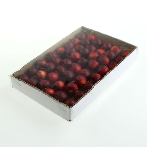 Floristik24 Mini jablká na drôte 2cm 48 ks