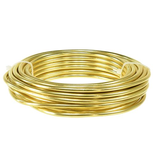 Remeselný drôt hliníkový drôt pre remeslá zlatý Ø5mm 500g