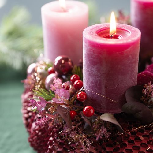 položky Bobuľová vetva umelé červené bobule ozdoba vetvičky L50cm 2 kusy