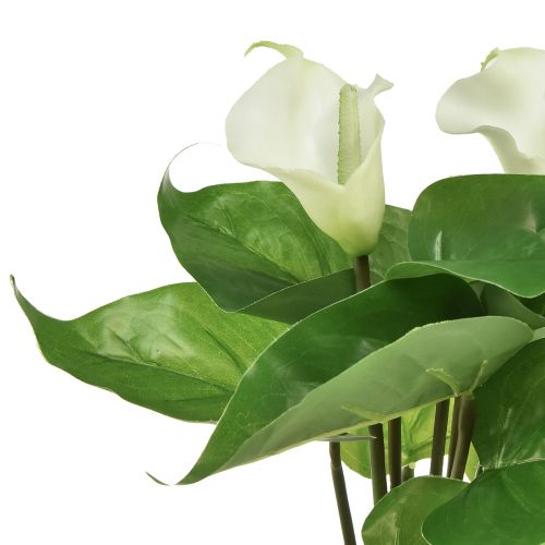 položky Calla Lily Kalla umelé kvety Biele exotické kvety 34cm