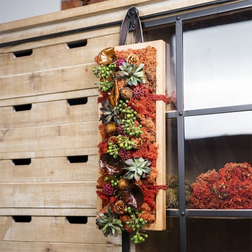 položky Dekoračný podnos, podlhovastý drevený podnos s bukovými rúčkami 50×19,5 cm