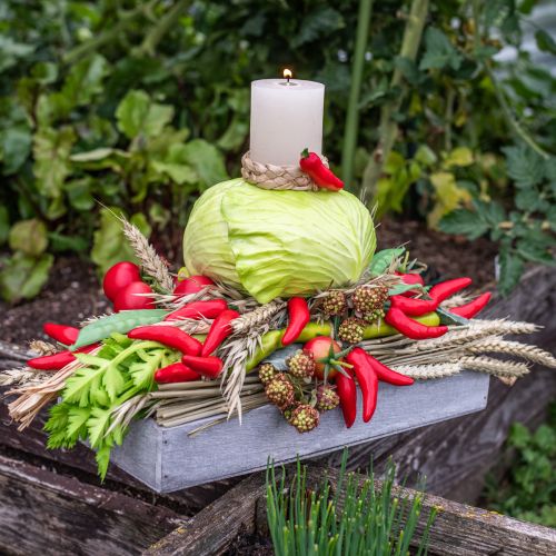 položky Ozdobný vešiak letné chilli papričky červené umelé L50cm