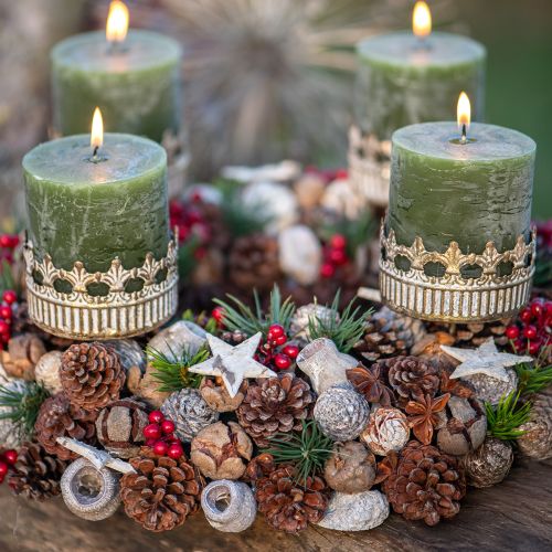 položky Exotické šišky Leucodendron biele prané 3-4cm 450g