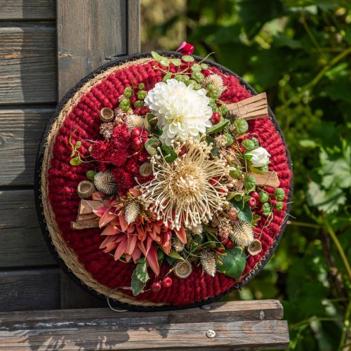 položky Plsťová šnúrka Mirabell 25m tmavočervená