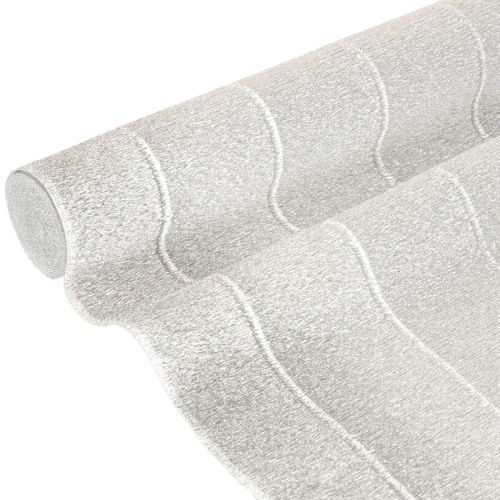 položky Krepový papier pre kvetinárstvo strieborný 50x250cm