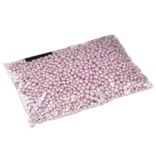 položky Brilantné ozdobné korálky 4mm - 8mm hlinené granule ružové 1l