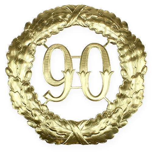 Jubilejné číslo 90 v zlate Ø40cm