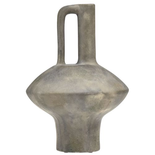 položky Keramický vázový džbán starožitného vzhľadu keramická šedá hrdza V27cm