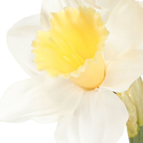 položky Umelý narcis hodvábne kvety biely narcis 40cm 3ks