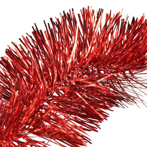 položky Slávnostná červená pozlátková girlanda 270 cm - lesklá a žiarivá, ideálna na vianočné a sviatočné dekorácie