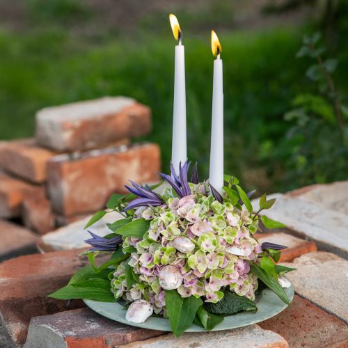 položky Penové gule s kvetinovým vzorom malé zelené Ø12cm 5 ks