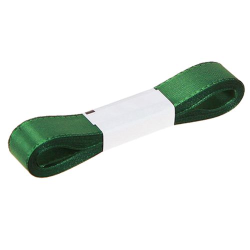 položky Dekoratívna stuha zelená darčeková stuha okrajová tmavozelená 15mm 3m x 10 ks