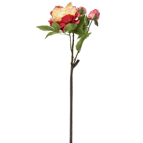 položky Pivonky Hodvábne kvety Umelé kvety Ružovožlté 68cm