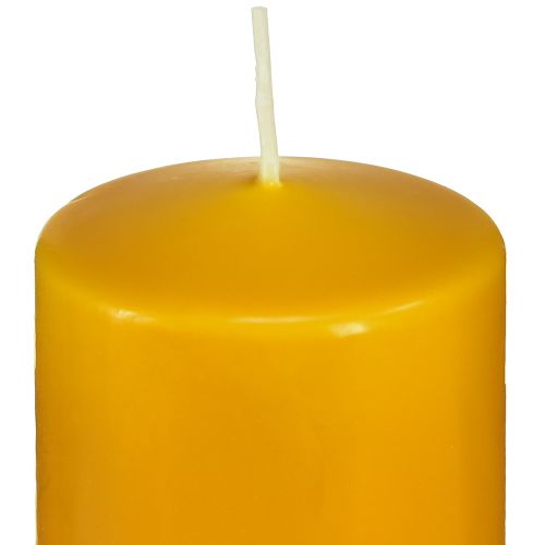 položky PURE stĺpová sviečka žltá medová Sviečky Wenzel 130/60mm