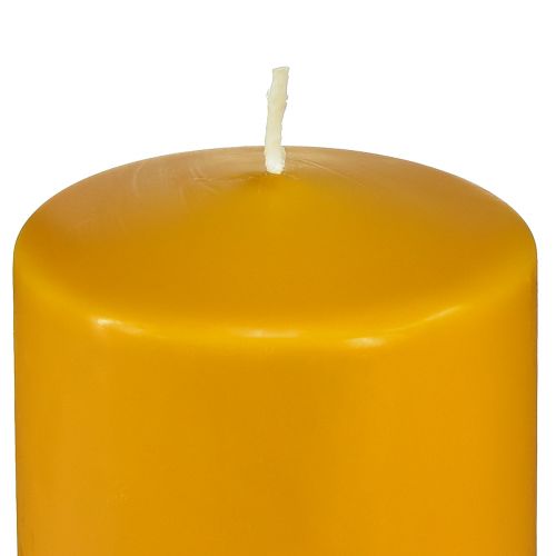 položky PURE stĺpová sviečka žltá medová Sviečky Wenzel 130/70mm