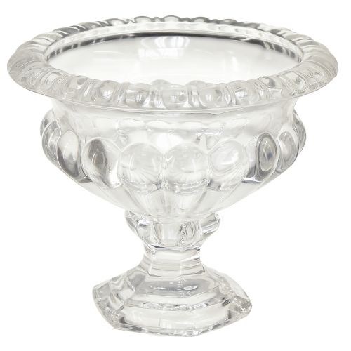 Floristik24 Sklenený pohár vo vintage štýle Ø13cm V11cm