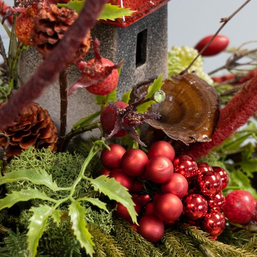 položky Zrkadlové bobule Červené matné, lesklé Ø1,5 cm 140 ks