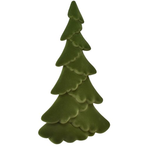 Ozdoba na vianočný stromček Vianočný stromček jedľa vločkovaná zelená 76cm