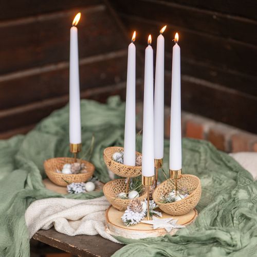 položky Sušené ovocie Bell Cup bielené Pohrebné kvetinárstvo 8,5-11cm 10 ks