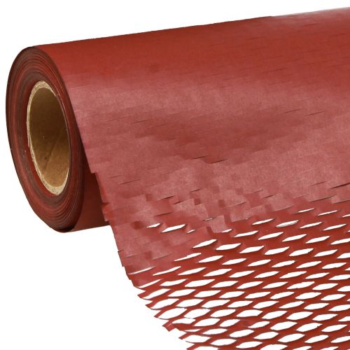 Voštinový papier baliaci papier tmavočervený š50,5cm d250cm