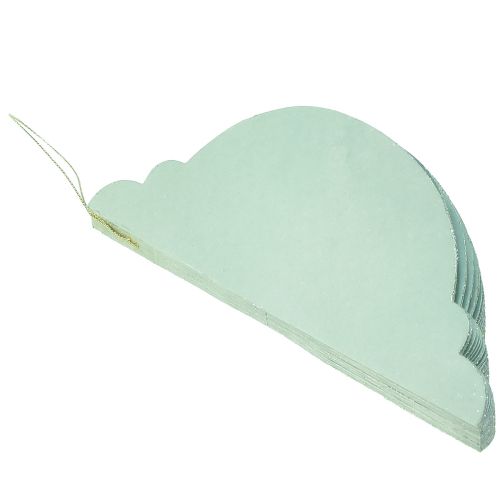 položky Vianočná guľa papier tyrkysová cibuľa FSC Ø15cm V20cm