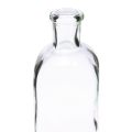 Floristik24 Dekoračné fľaše Hranaté mini vázy Sklenené číre 7x7x18cm 6ks