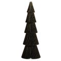 Floristik24 Papierový vianočný stromček Papierový vianočný stromček Čierna V60cm